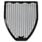 Fresh Products Disposable Urinal Floor Mat, Nonslip, Fresh, 17 1/2x20 3/8, Black, PK6 IMP 1525-5 - alternate 1